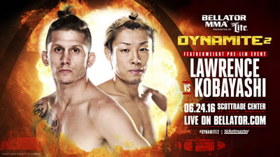 ISAO選手、6/24「Bellator Dynamite2」アメリカ・ミズリー州セントルイス、スコットトレード・センター大会出場決定！